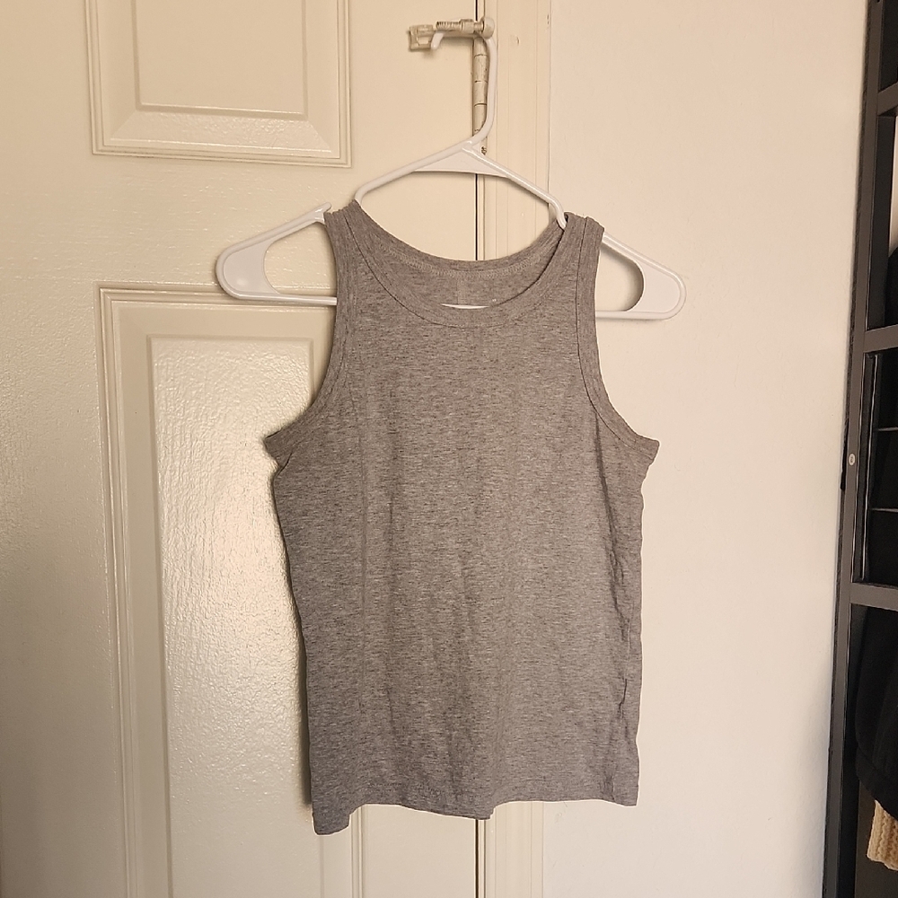 Everlane Gray Cropped Tank Top XS